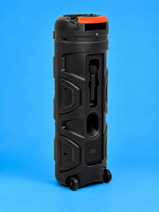 Беспроводная портативная колонка, Bluetooth, караоке, RGB-подсветка и микрофон, ZQS-8301
