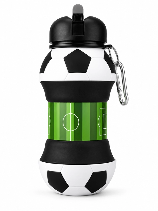 Qatlanadigan silikon sport suv idishi, Yig'iladigan butilka, 550 ml / 200 ml
