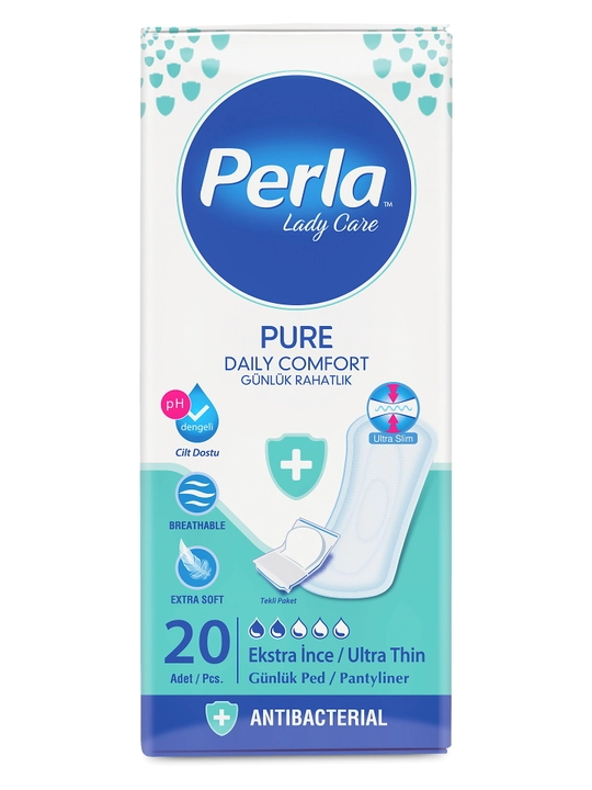 Ежедневные прокладки PERLA PURE EKSTRA 20 шт - 