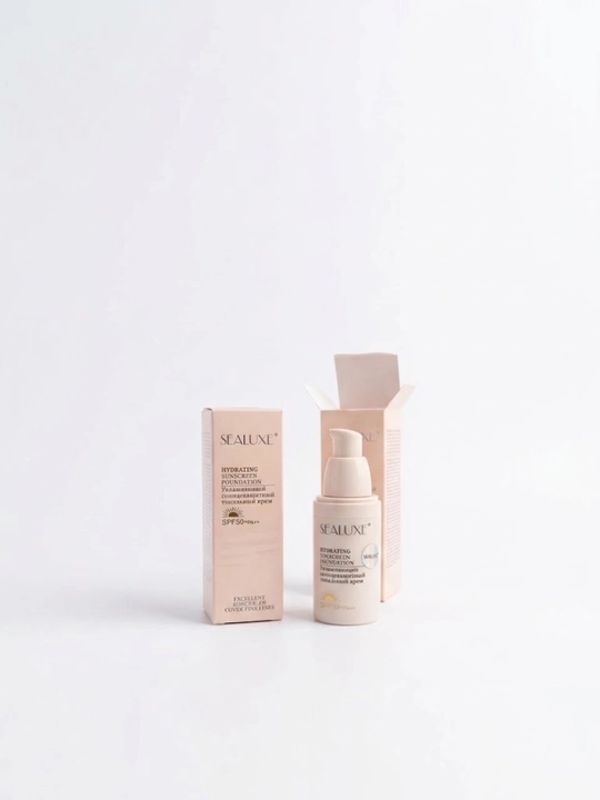 SEALUXE Hydrating Sunscreen Foundation SPF50+PA+++ Namlovchi Tonal Krem - 