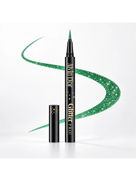 Glitterli chidamli ko‘z layneri Alvin D’or Glitter PRO - 