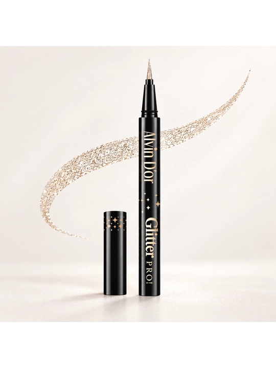 Glitterli chidamli ko‘z layneri Alvin D’or Glitter PRO - 