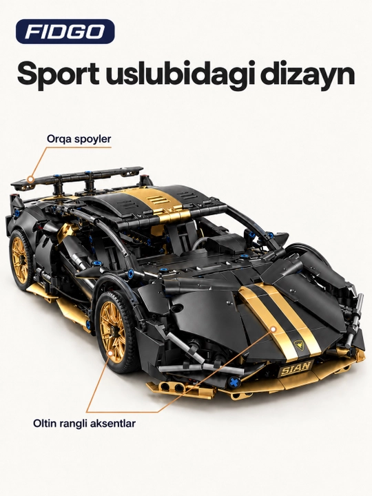 Конструктор машины DOM BRICKS спортивные автомобили и джипы