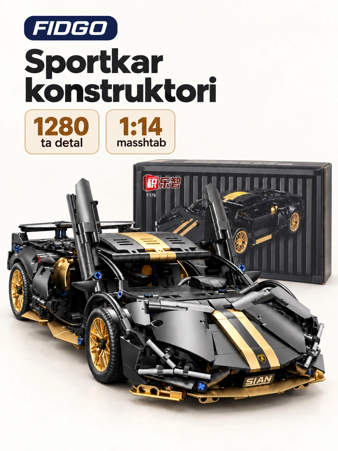 Konstruktor avtomobillar to'plami DOM BRICKS sport karlar va jiplar ...