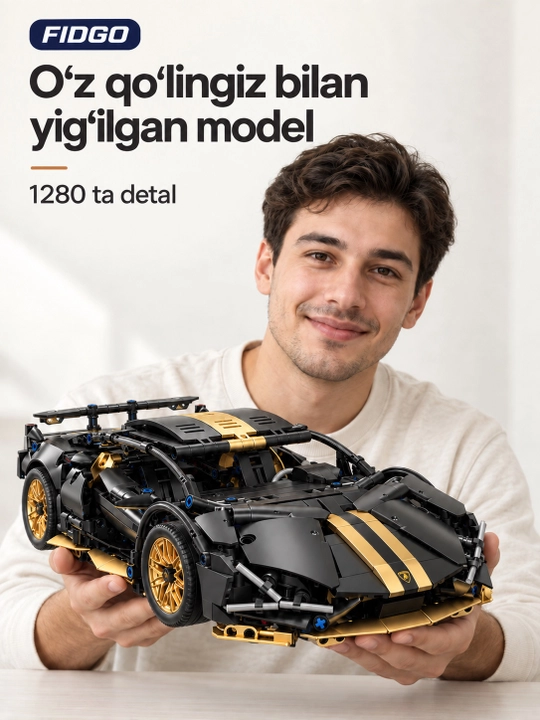 Конструктор машины DOM BRICKS спортивные автомобили и джипы