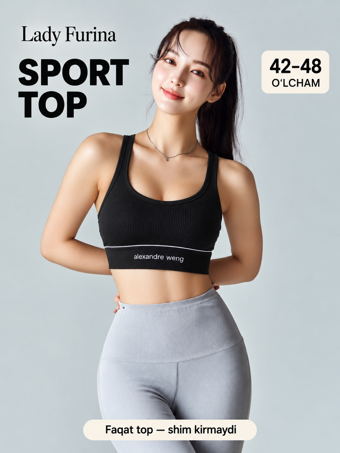 Sport krop-top - 