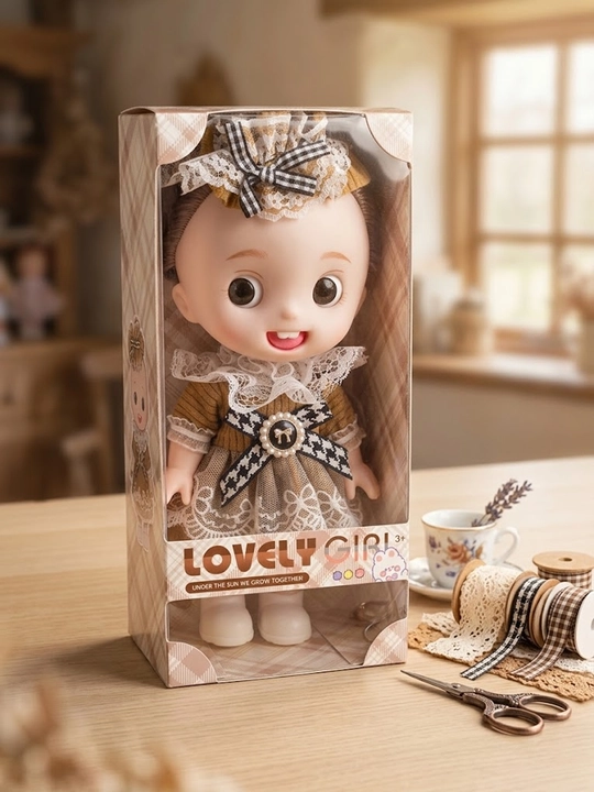 Детская коллекционная кукла Lovely Girl в подарочной коробке, шарнирная мини кукла - 