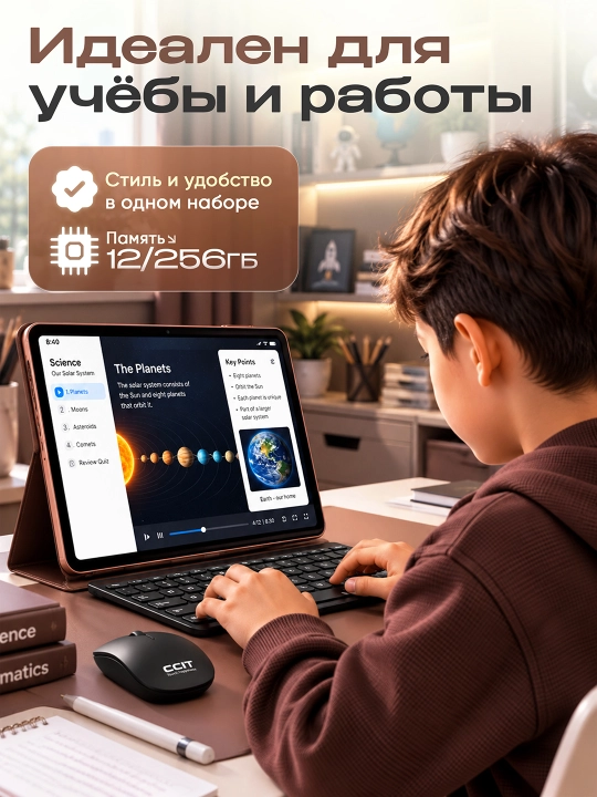 Planshet G18 Pro 12 GB  256 GB, o‘qish va ish uchun