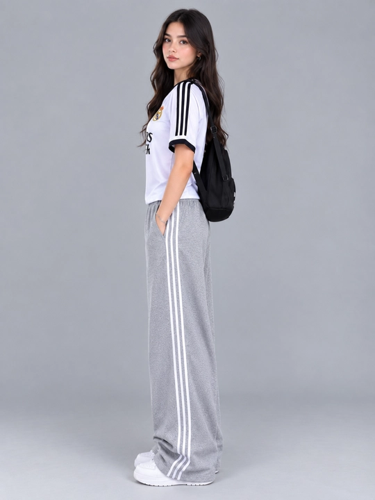 Широкие спортивные штаны для женщин и девушек, повседневный Baggy jogger 48/54