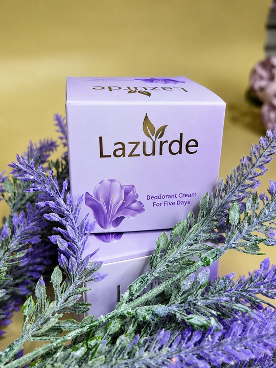 Крем-дезодорант Lazurde, парфюмированный, натуральный состав, 50г - 