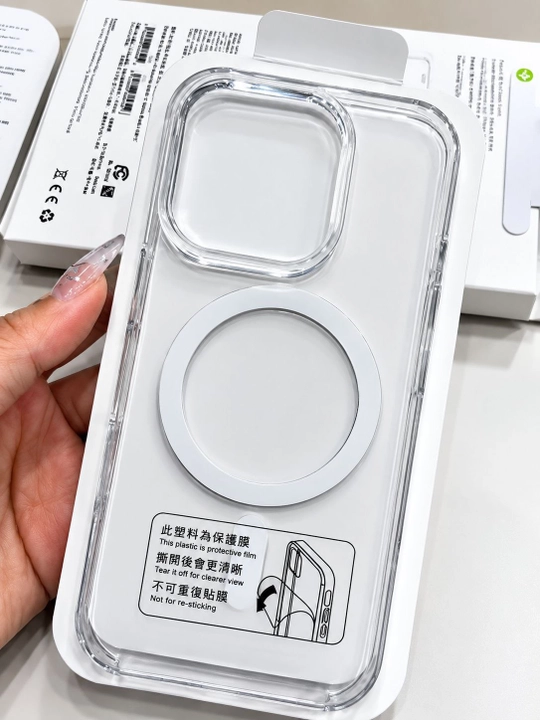 Прозрачный чехол для iPhone Pro Max 11-18, не желтеющий при контакте с кожей