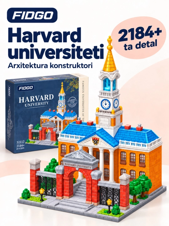 FIDGO Dunyo universitetlari konstruktori: MIT, Cambridge, Harvard, Stanford - 