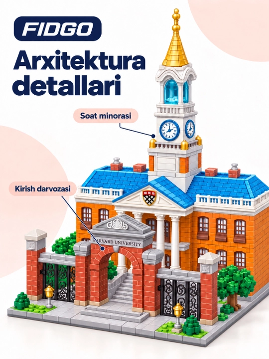 FIDGO Dunyo universitetlari konstruktori: MIT, Cambridge, Harvard, Stanford