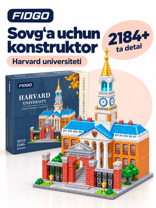 FIDGO Dunyo universitetlari konstruktori: MIT, Cambridge, Harvard, Stanford