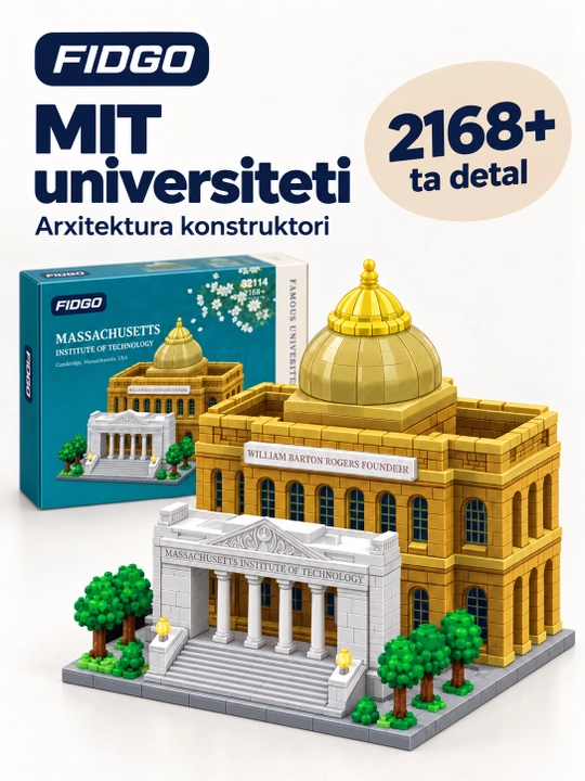 Konstruktor FIDGO Dunyo Universitetlari Kembrij, Garvard, MIT, Stenford 2100+ detal - 