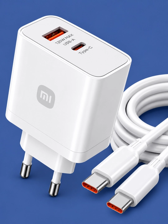 Xiaomi 120W GaN быстрое зарядное устройство + кабель Type-C - 