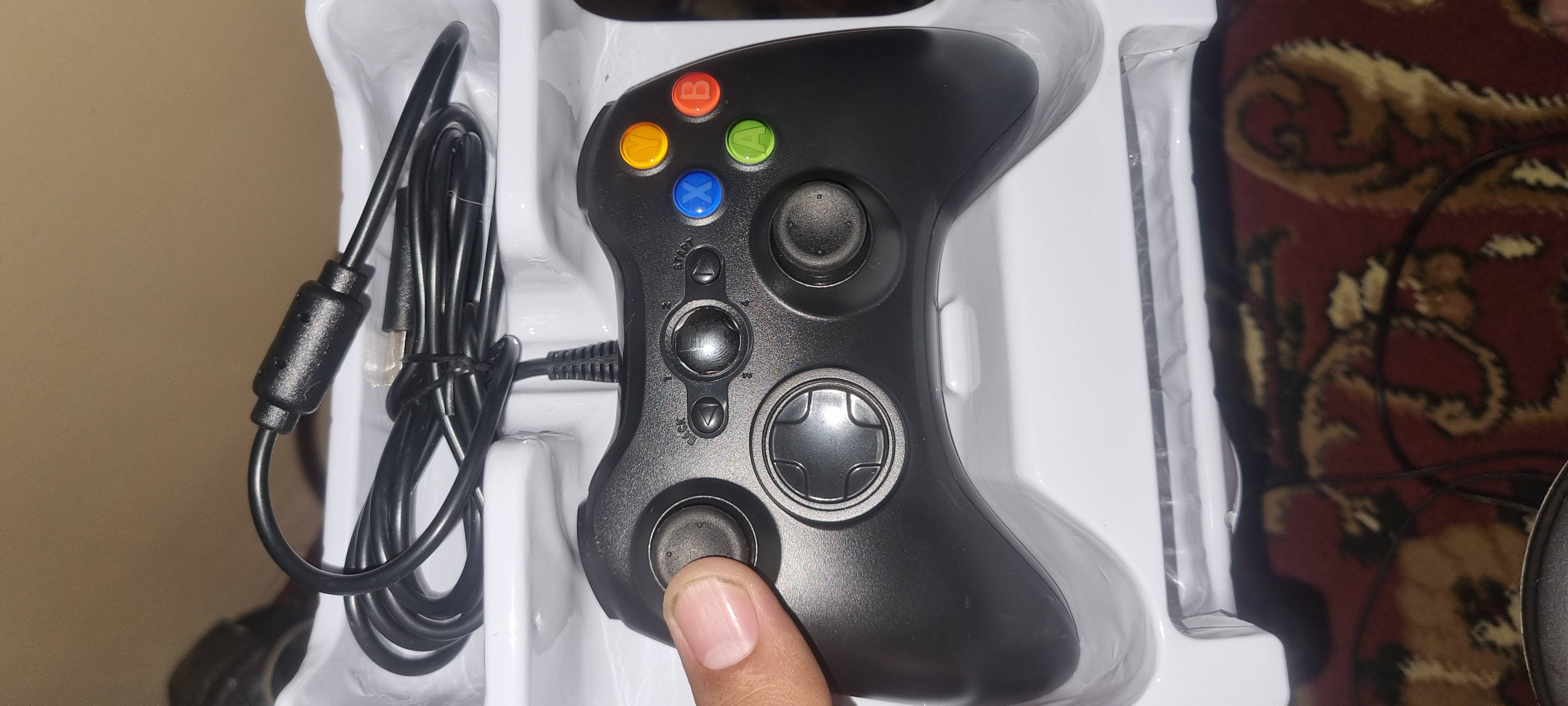 Проводной геймпад для Xbox 360 и ПК, Игровой контроллер с виброоткликом