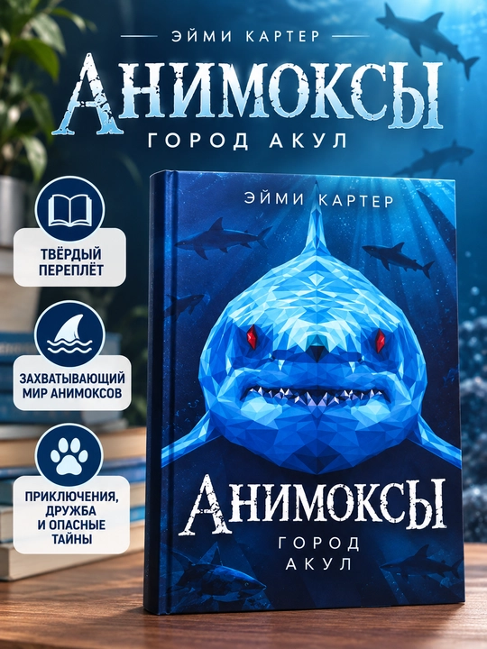 Animokslar. Akulalar shahri, Eymi Karter - 