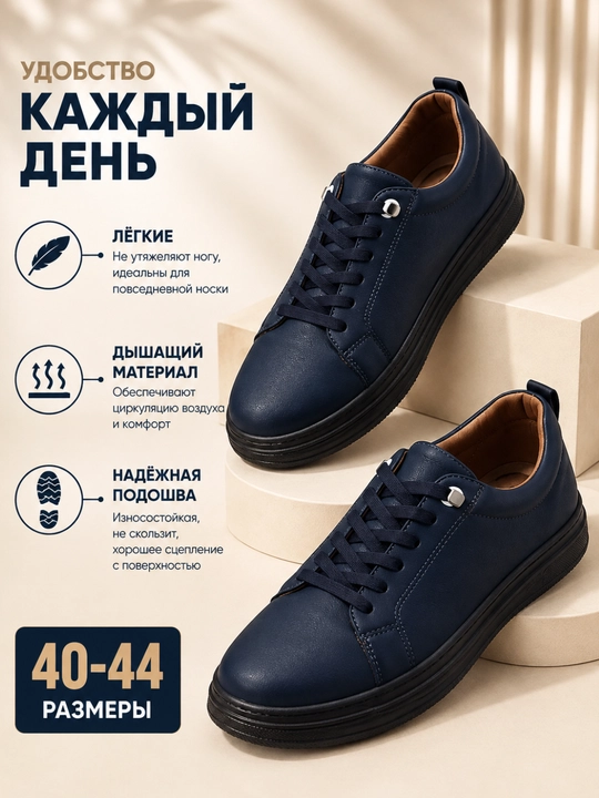 Erkaklar krossovkasi, kundalik poyabzal, zamonaviy, kuzgi, 40-44 o‘lcham - 
