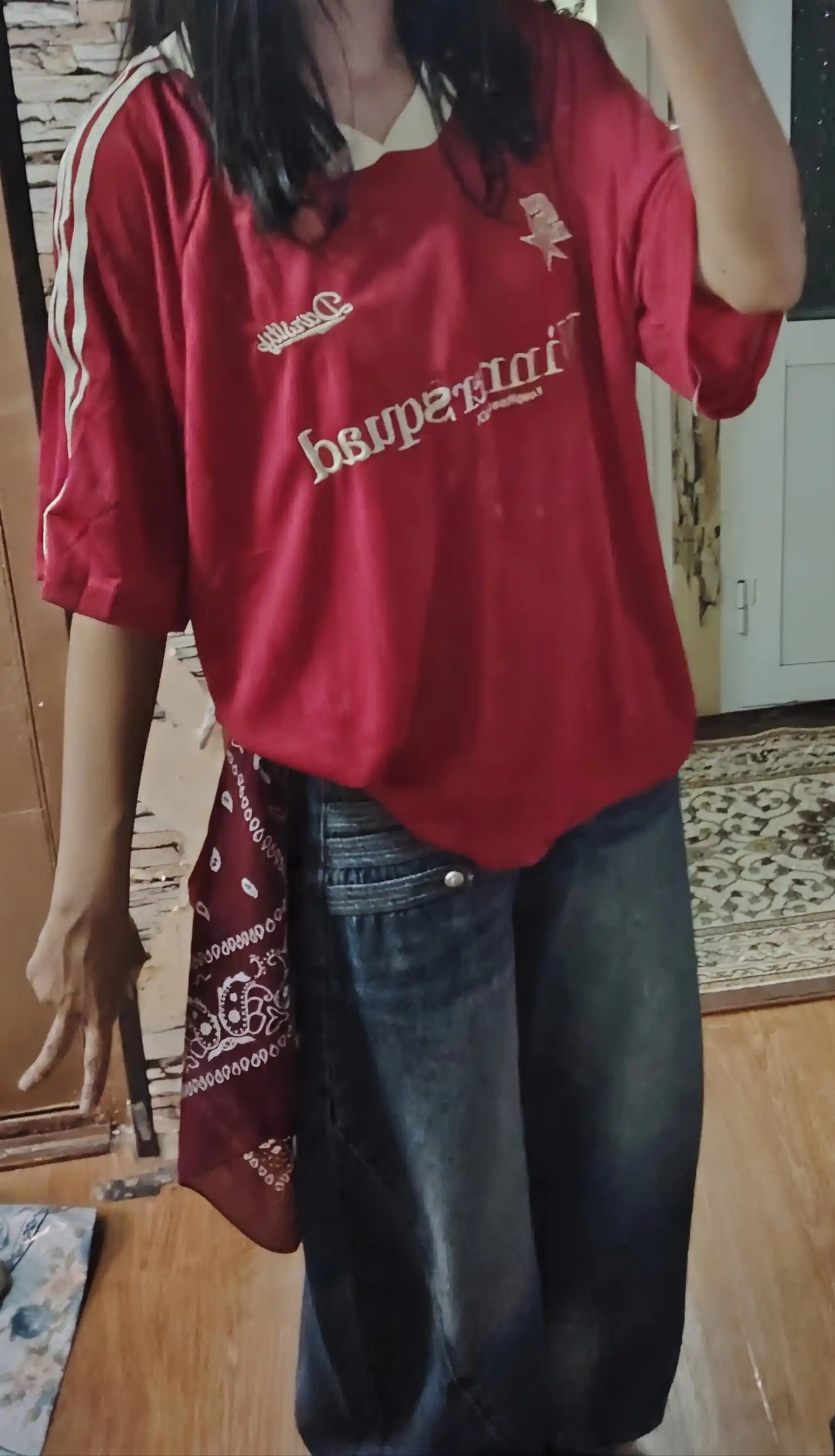 Ayollar uchun oversize futbolka oversize Y2K
