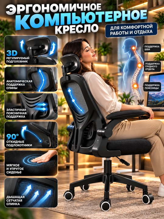 Компьютерное офисное кресло - 