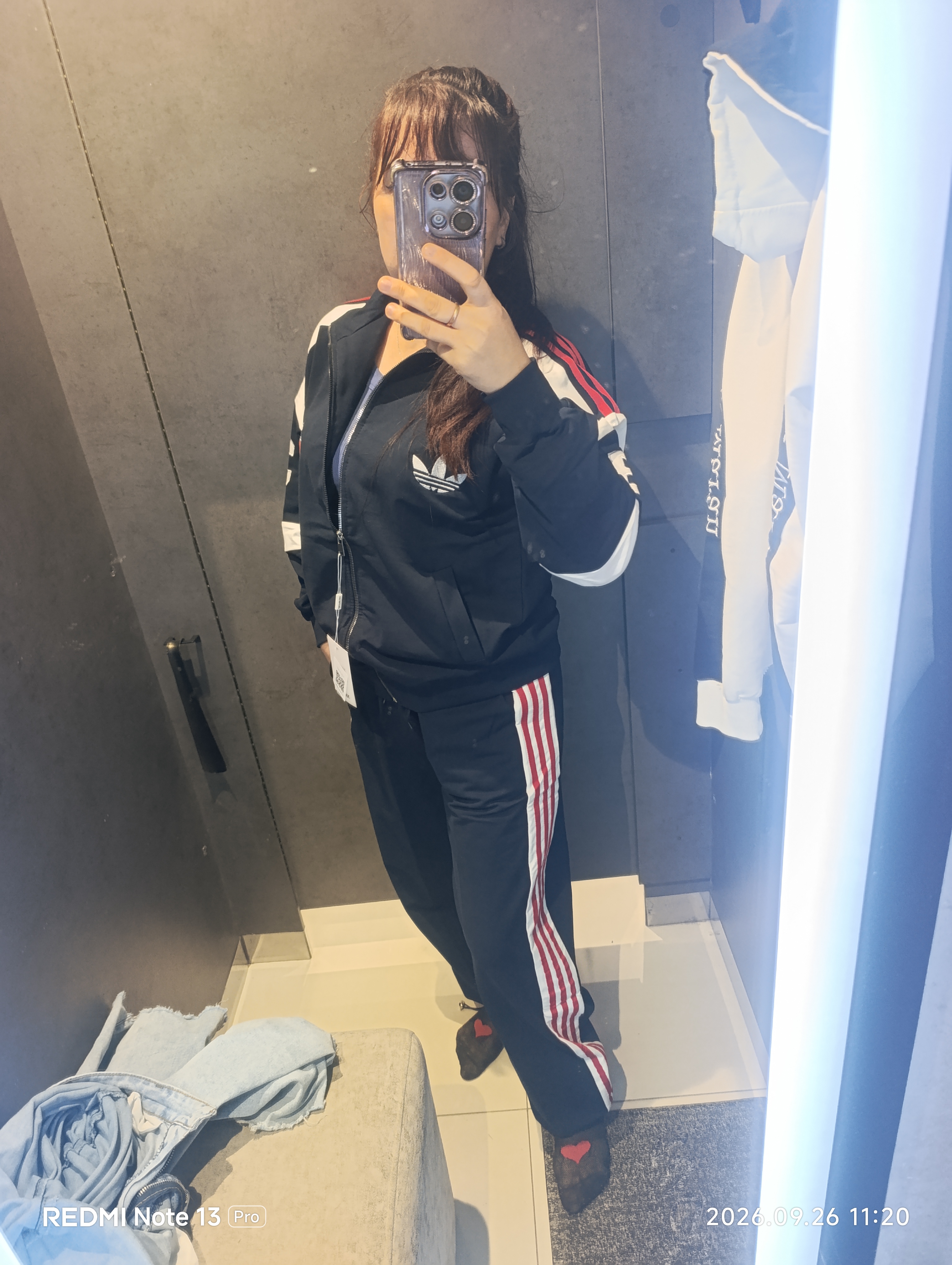 Ayollar uchun sport kostyumi dvoyka, oversize olimpiyka va keng shim, 2 ip XB trikotaj