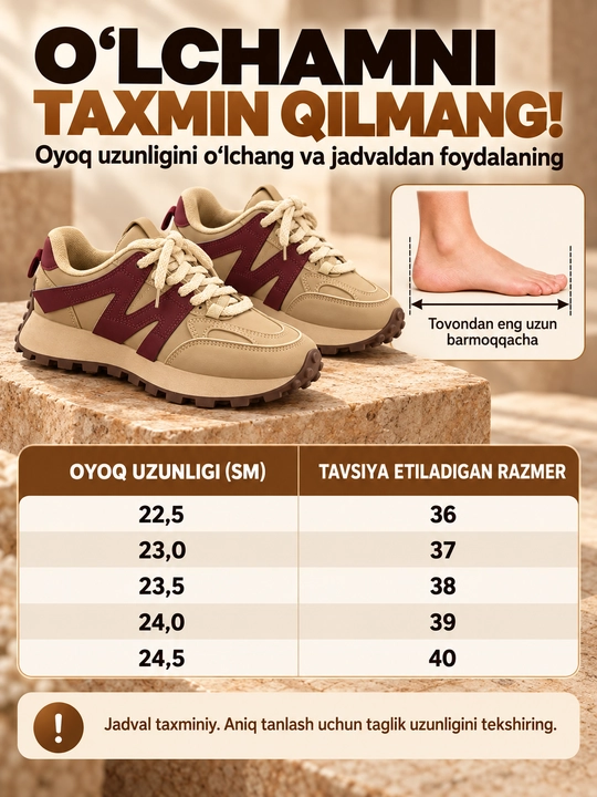 Ayollar krossovkasi, kundalik sport poyabzali casual, bog‘ichli model