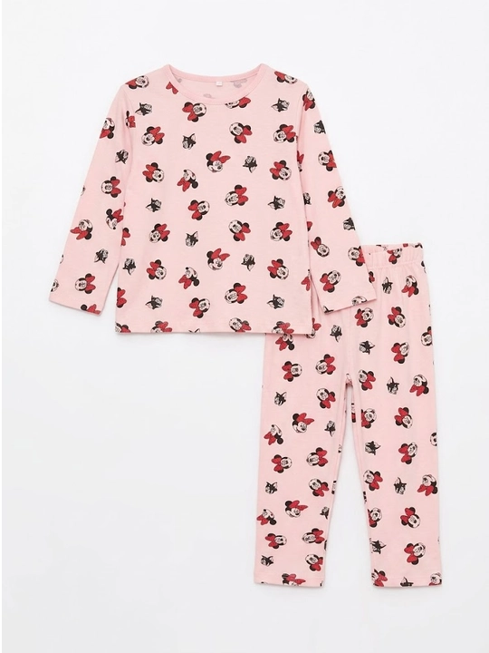 Qiz bolalar uchun pijama, uzun yengli, shimli, bolalar uy kiyimi - 