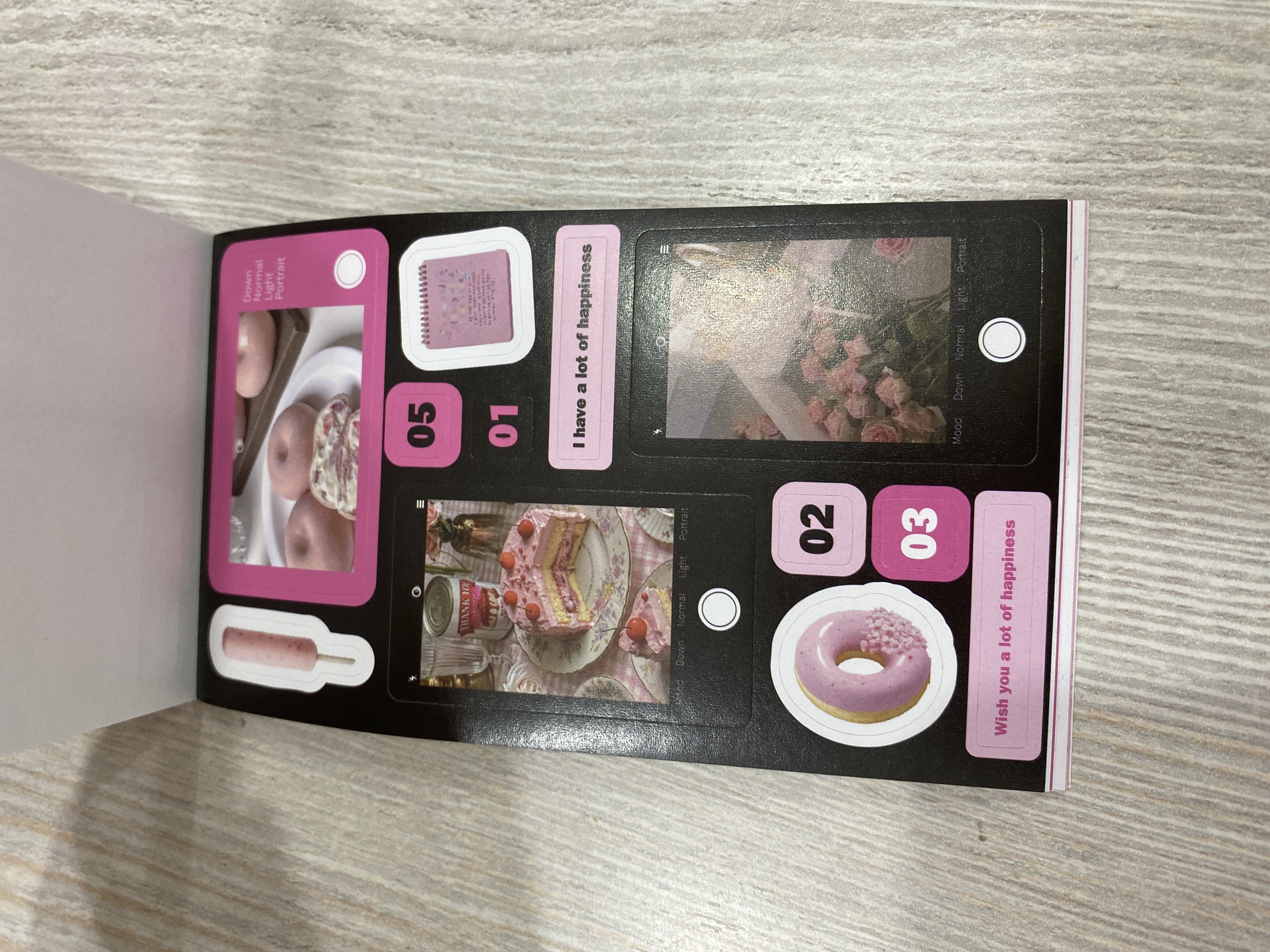 Kantselyariya stikerlari, scrapbooking uchun stikerlar