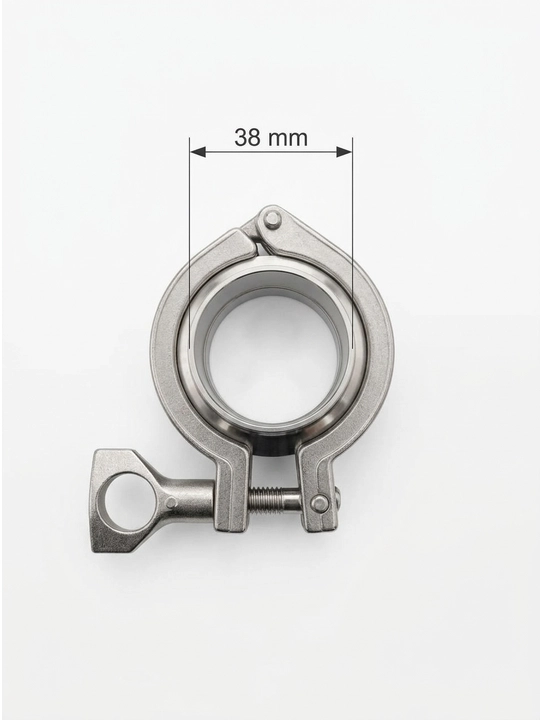 Oziq-ovqat zanglamaydigan po'latidan klamp (Tri-Clamp) to'plami, 19–89 mm - 