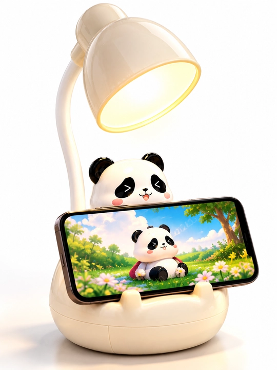 Настольная LED-лампа Панда, ночник с 3 режимами яркости, USB Type-C - 