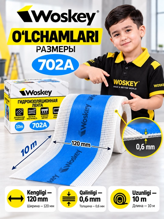 Гидроизоляционная лента WOSKEY