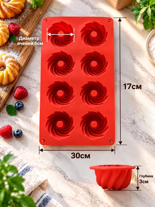 Silikon qolip shokolad va konfet qoliplari, xamir ovqatlar, marmelad va shirinliklar, muz