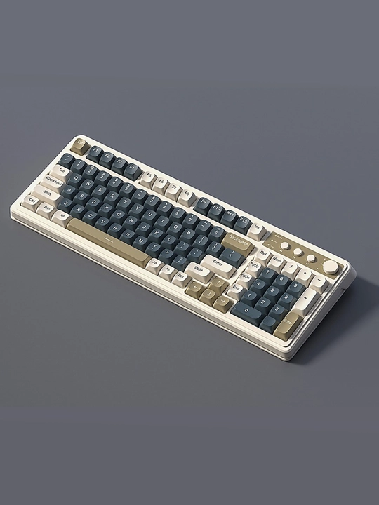 AULA S99 RGB simsiz membranali o‘yin klaviaturasi, 99 ta tugma