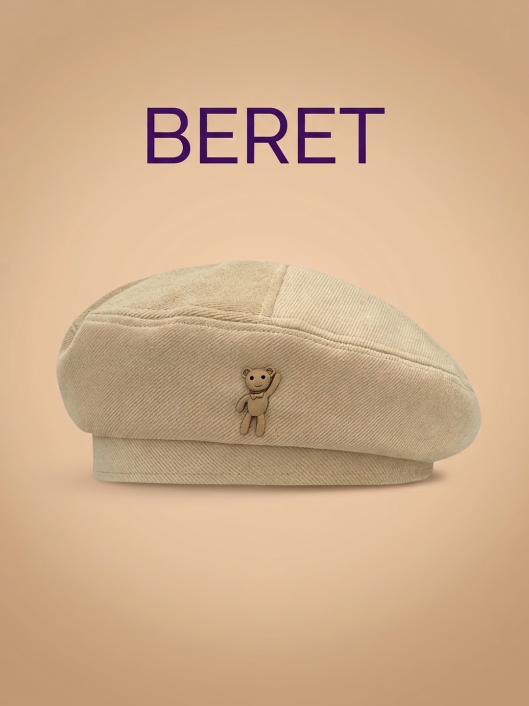 Ayollar va qizlar uchun bosh kiyim, shapka, beret, beretka, kuz va qishgi mavsum beret