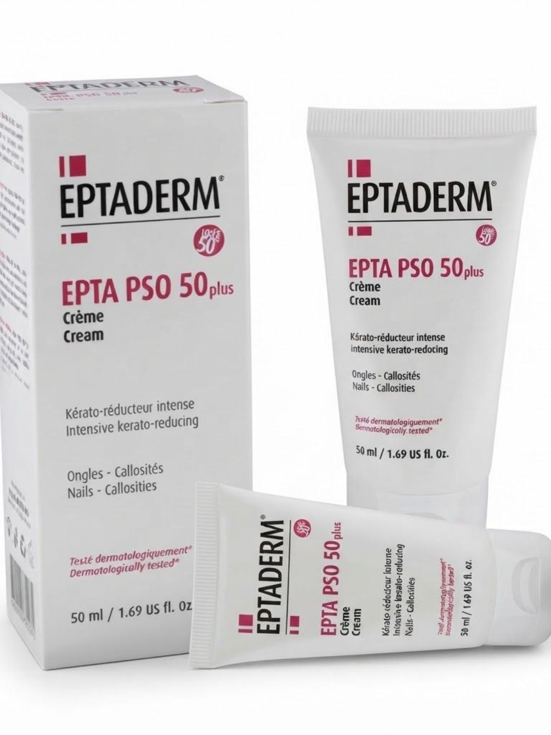 Eptaderm Epta PSO 50 plus Krem oyoq, tovon, tirsaklari va tizzalari uchun - 