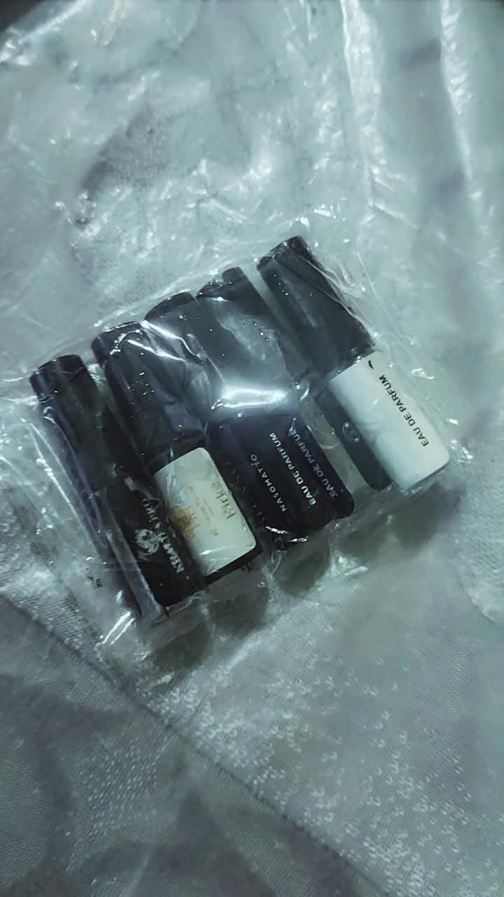 Erkaklar uchun sovg'a: atirlar to'plami 5 tasi 1 da — Ganymede, Black Afgano, Creed, 10 ml