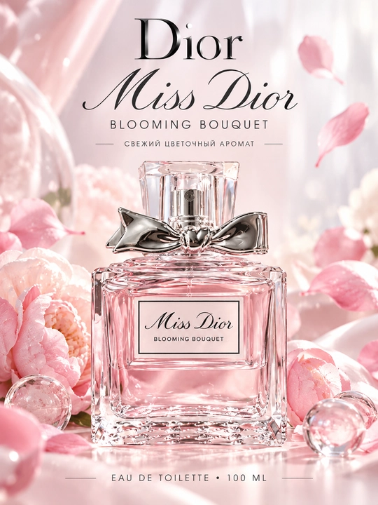 Miss Dior Blooming Bouquet — ayollar uchun tualet suvi, 100 ml - 