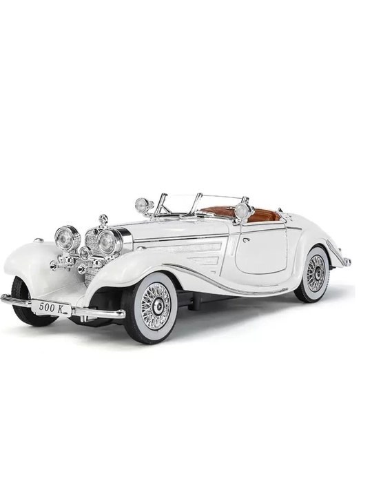 Mercedes-Benz 500K kolleksion inertsiya mashinasi, ochiladigan eshiklar bilan - 