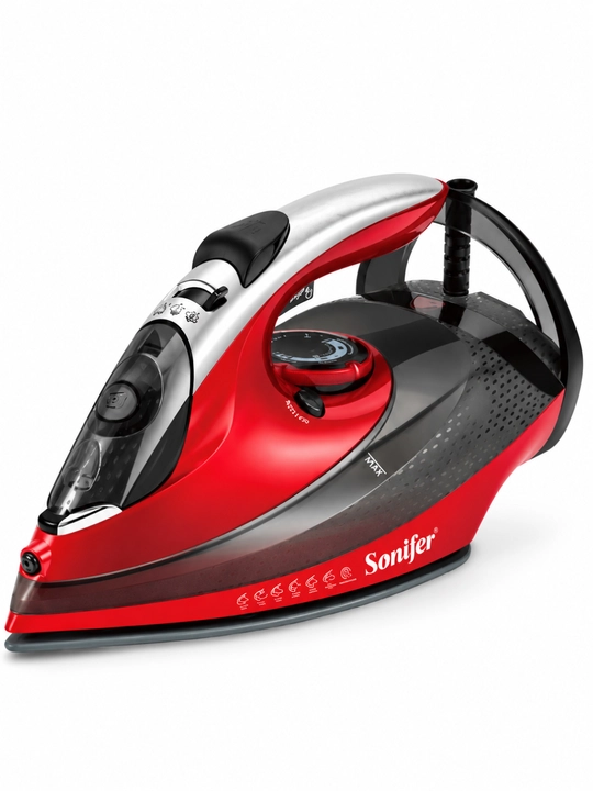 Dazmol Sonifer, bug‘li dazmol, parli elektr dazmol, kiyim dazmollash uchun, 2200W, 300 ml