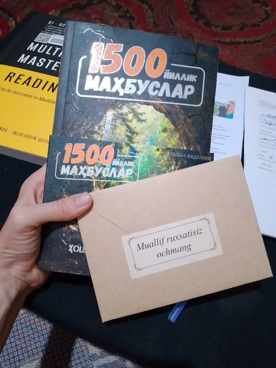 ПОДАРКИ К КНИГЕ! 1500 йиллик маҳбуслар Хошима Абдуллоха письмо