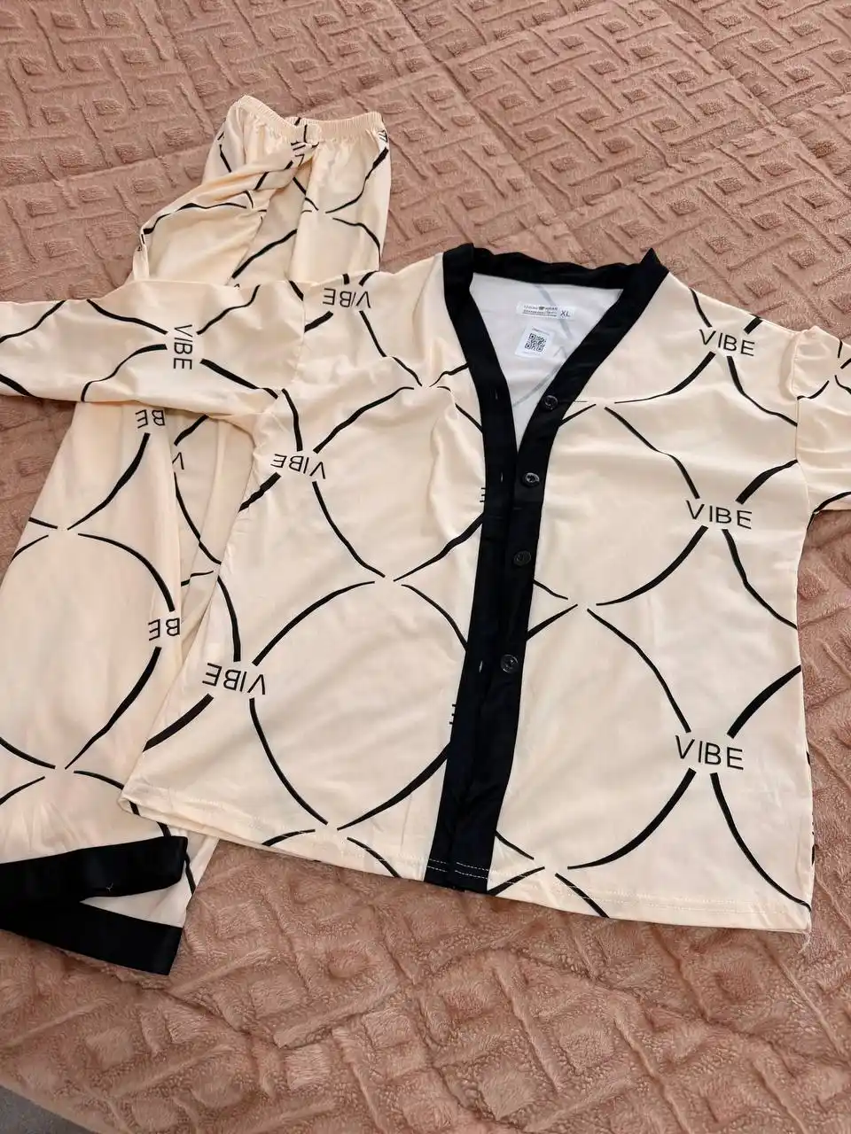 Ayollar uchun shimli pijama, ayollar uchun uy kiyimi, ikki qismli kostyum