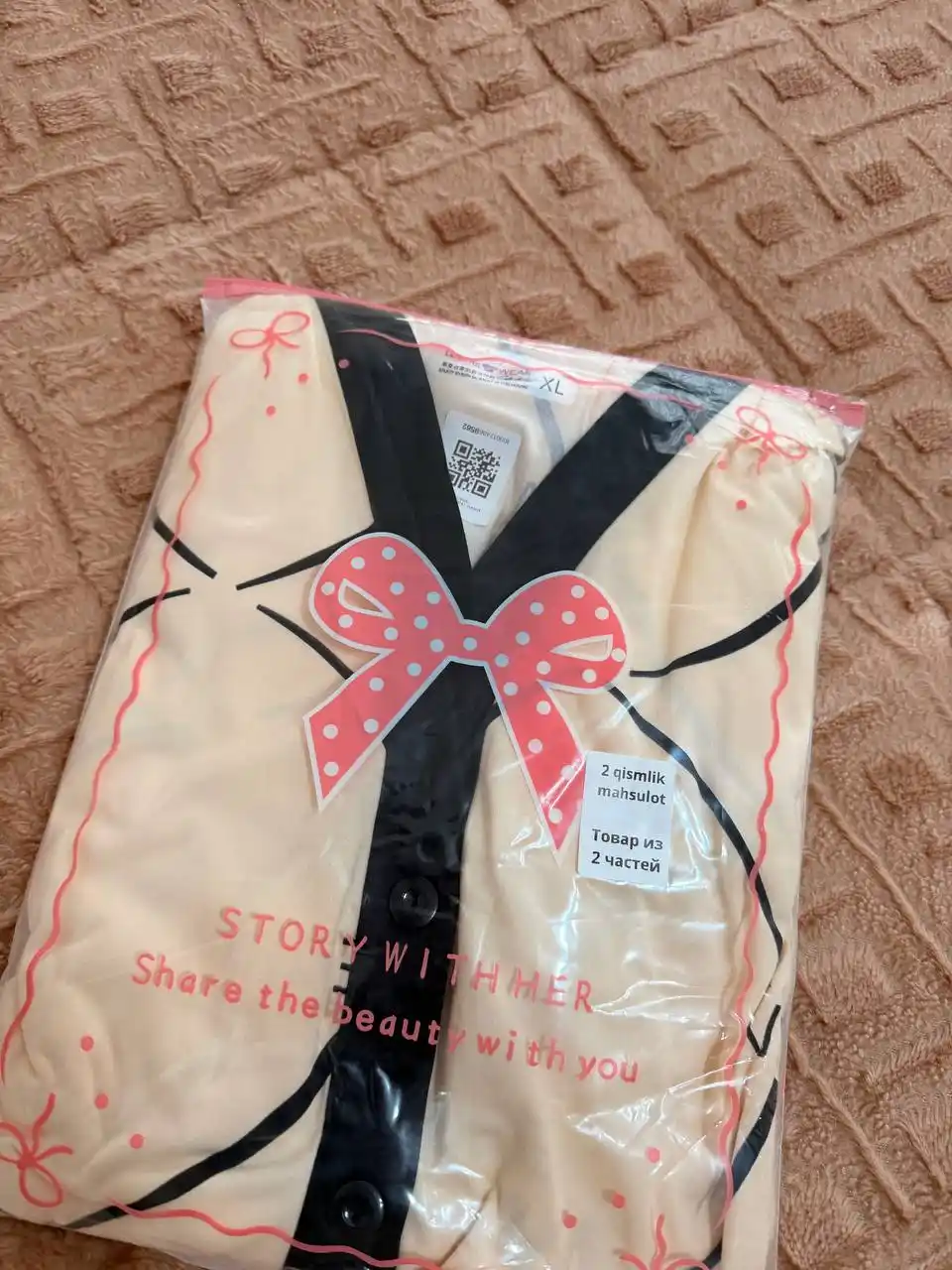 Ayollar uchun shimli pijama, ayollar uchun uy kiyimi, ikki qismli kostyum