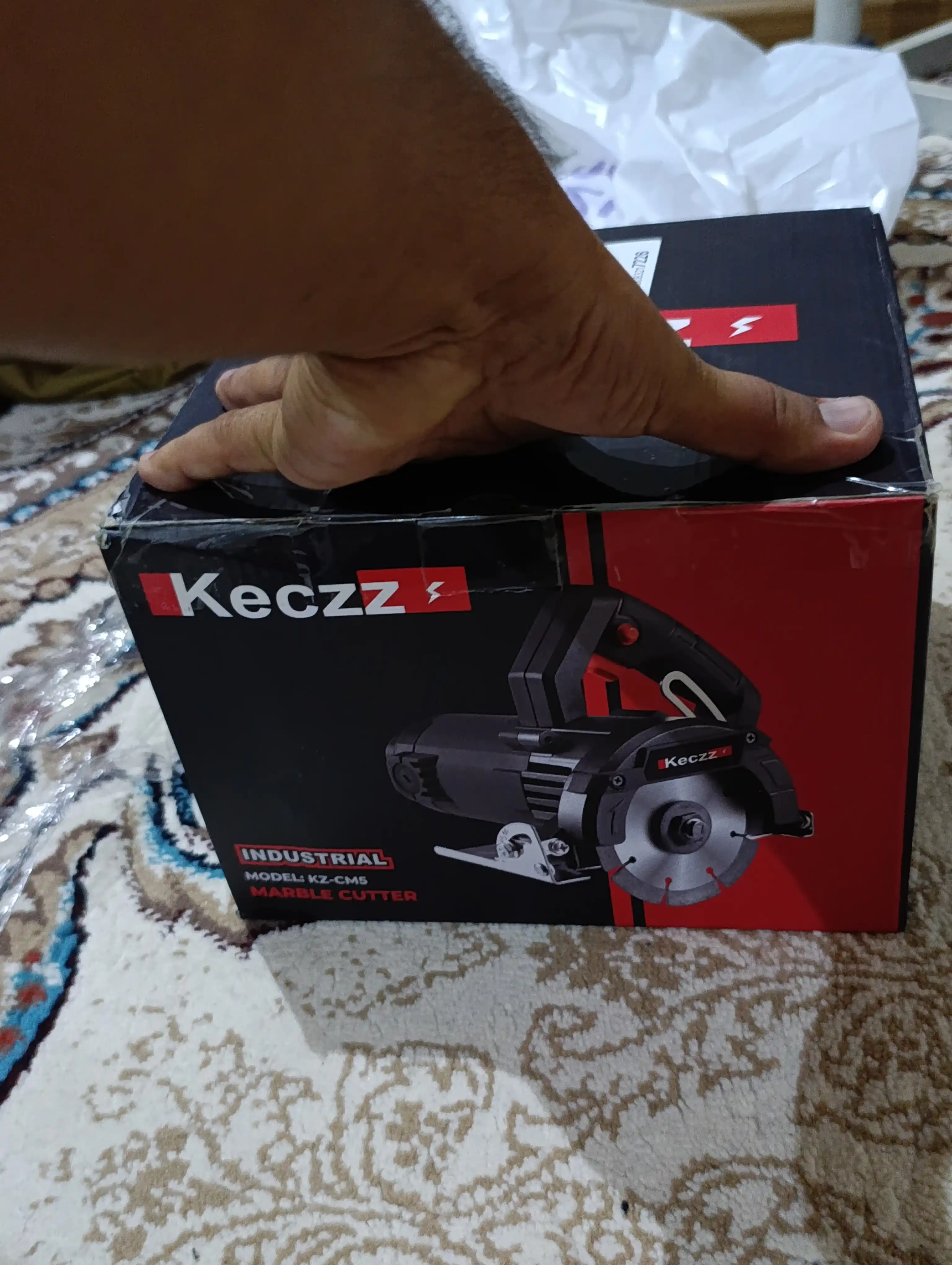 Keczz KZ-CM5, 1400 Vt, 125 mm diskli sirkulyar arra (tosh kesuvchi)