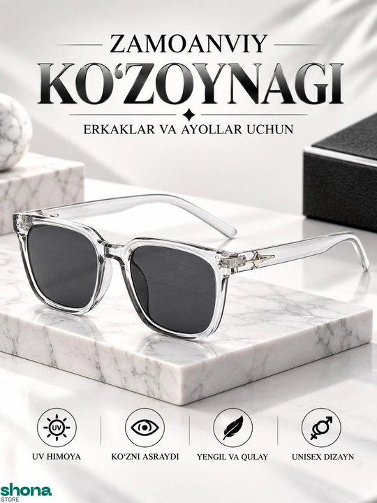 Erkaklar va ayollar uchun quyosh ko'zoynak achki, kompyuter ko‘zoynak, ko‘k nurdan himoya - 