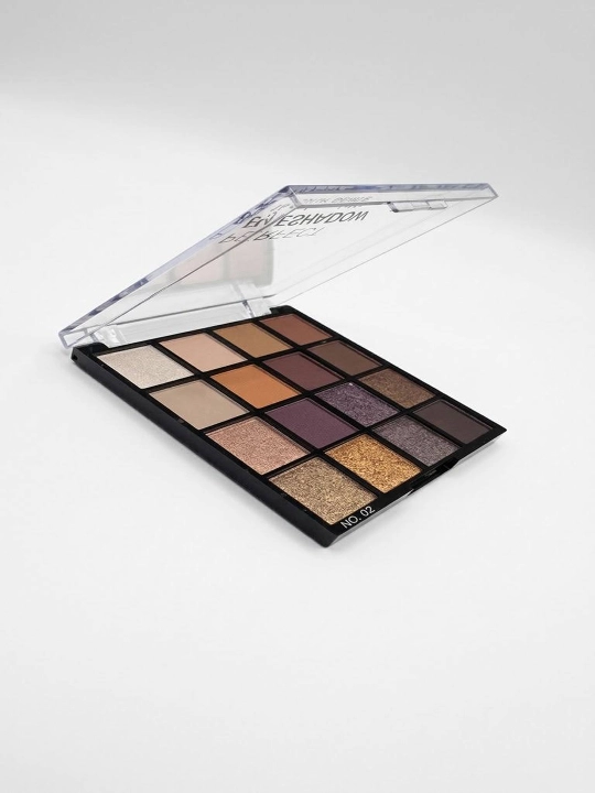Koz uchun ten paletkasi Manley Beauty Perfect Eyeshadow, 16 xil rang (01, 02, 03 tonlar) - 