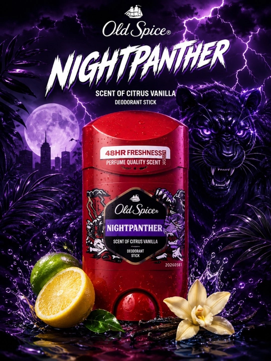 Old Spice NightPanther дезодорант-стик с ароматом цитруса и ванили - 