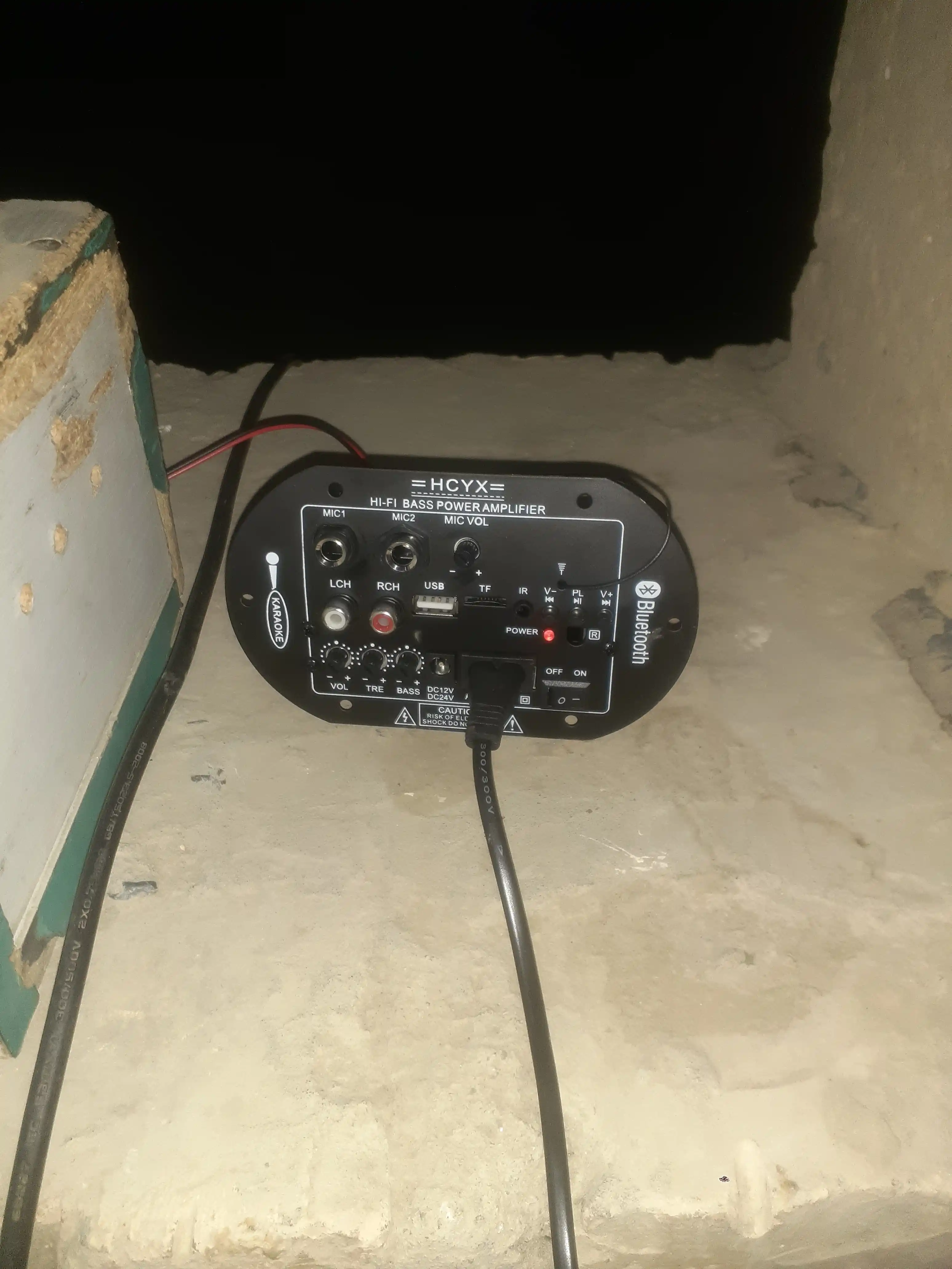 HCYX моно усилитель сабвуфера 30W RMS, 60W max, DC 8–28V, Bluetooth USB TF FM AUX