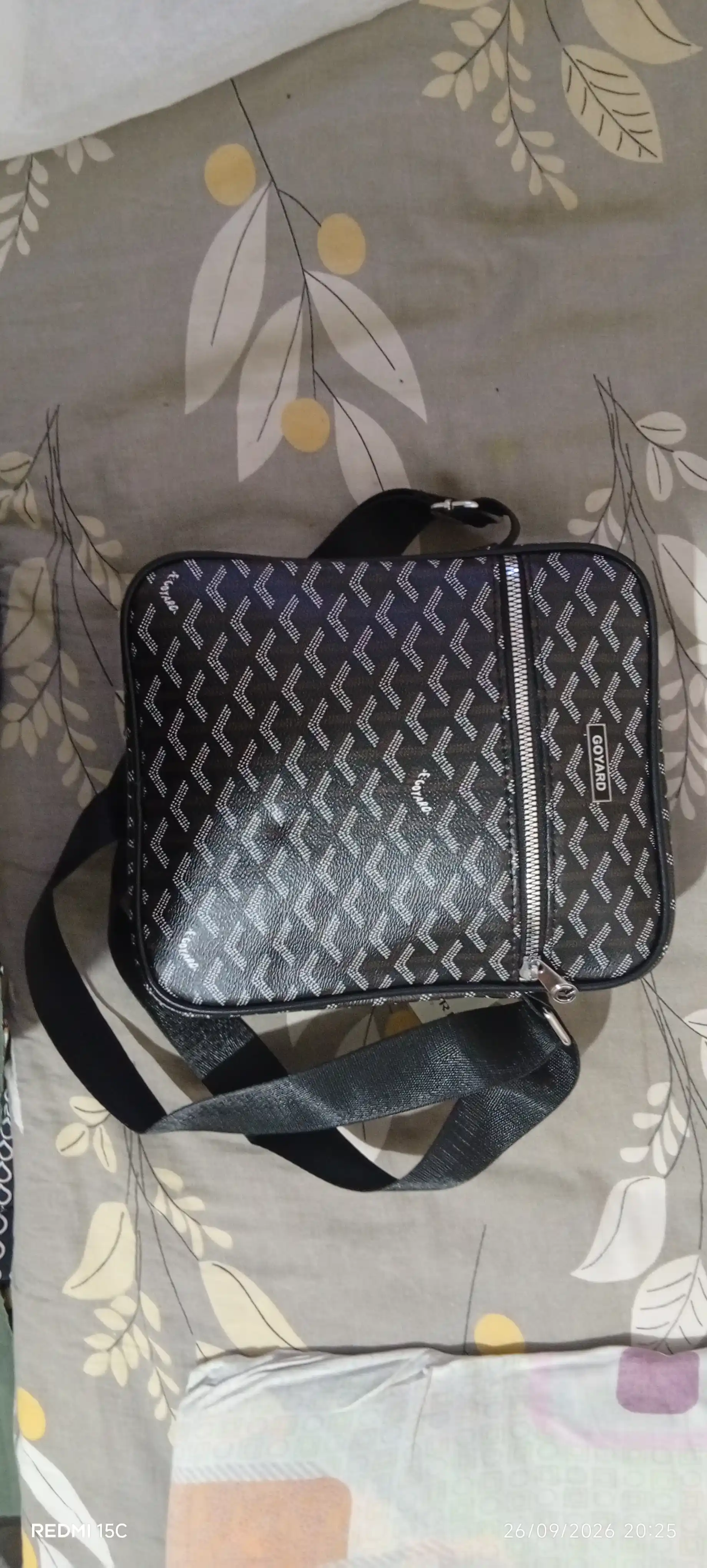 Мужская сумка через плечо (кросс-боди) в премиальном стиле Goyard