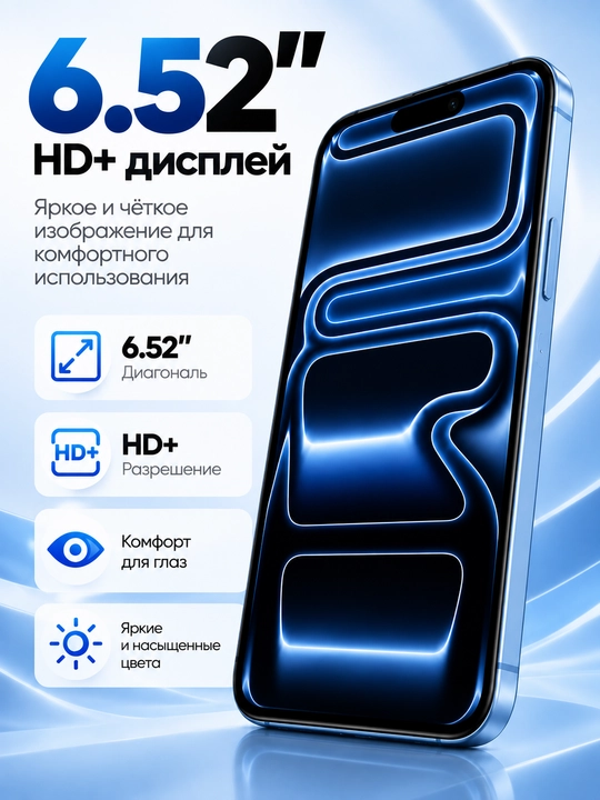 Smartfon 18 Pro, 16/64, 4g, 5000 mh/a 32 мр, 6.52‘’